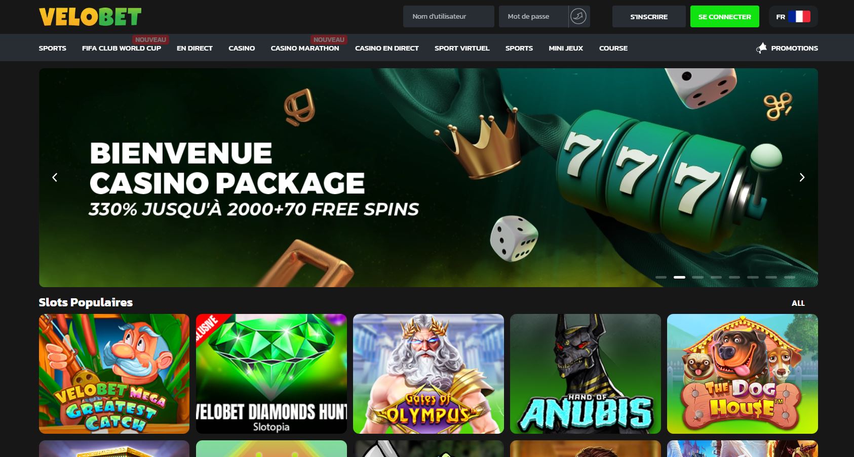 VeloBet Casino Avis 2026 : Bonus jusqu’à 2 000 € + 70 FS