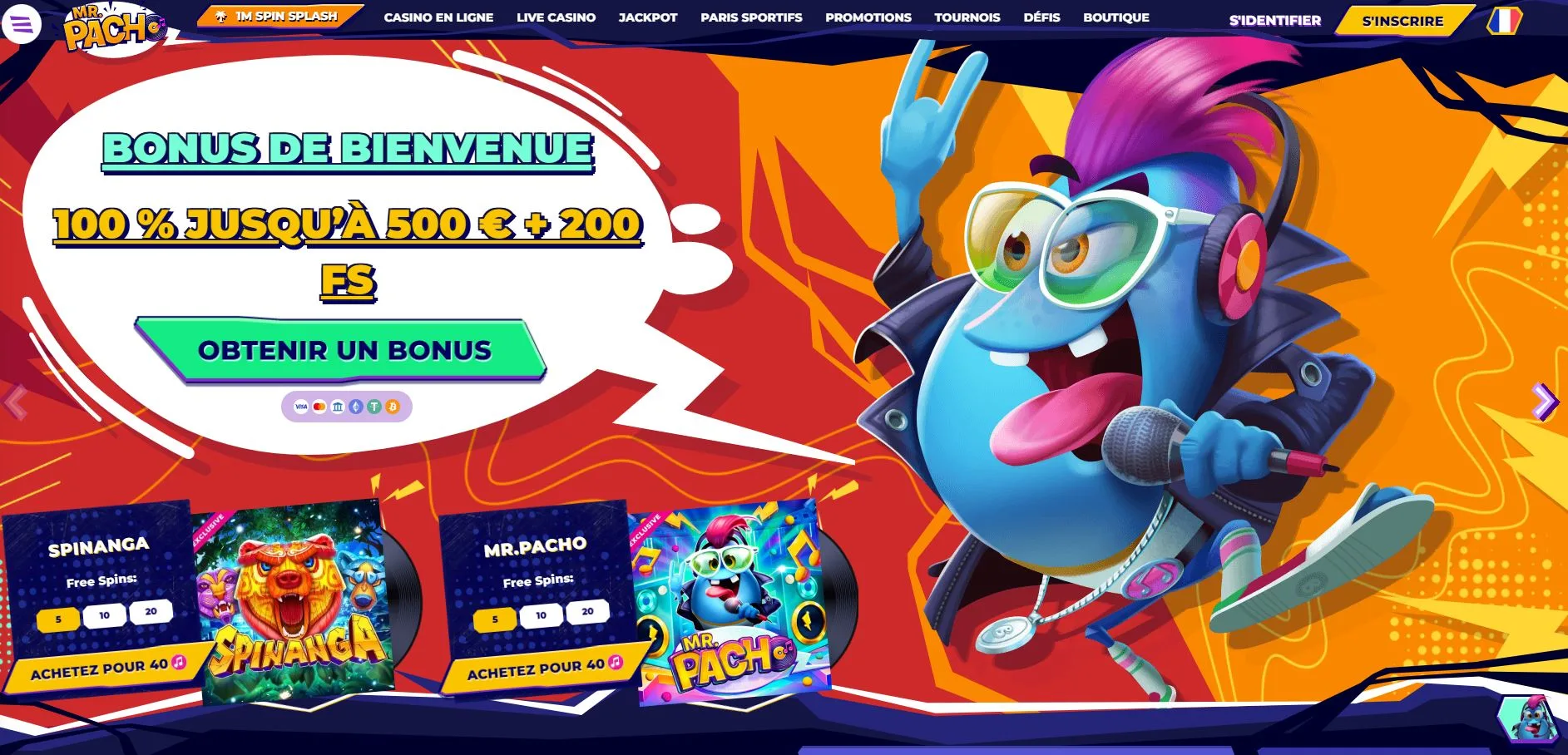 Mr. Pacho Casino Avis 2026 – Bonus jusqu’à 500 € + 200 FS