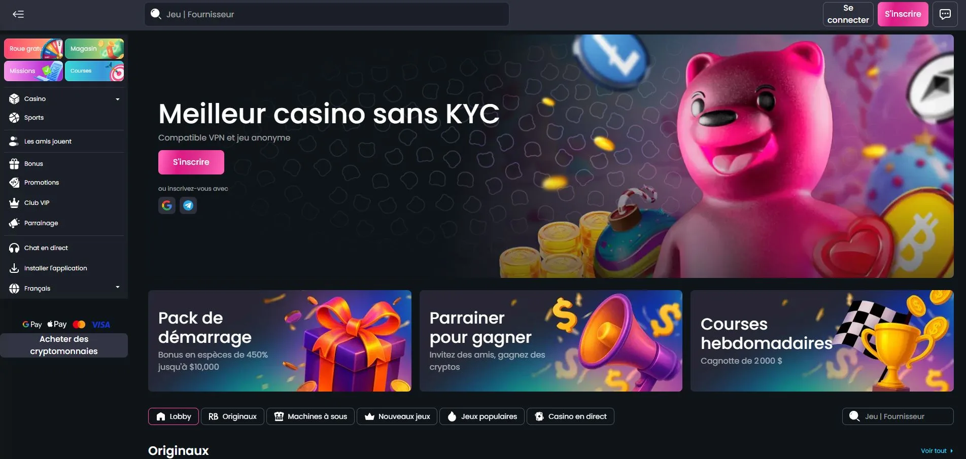 Rakebit Casino Avis 2026 : Bonus jusqu&rsquo;à 10 000 USDT