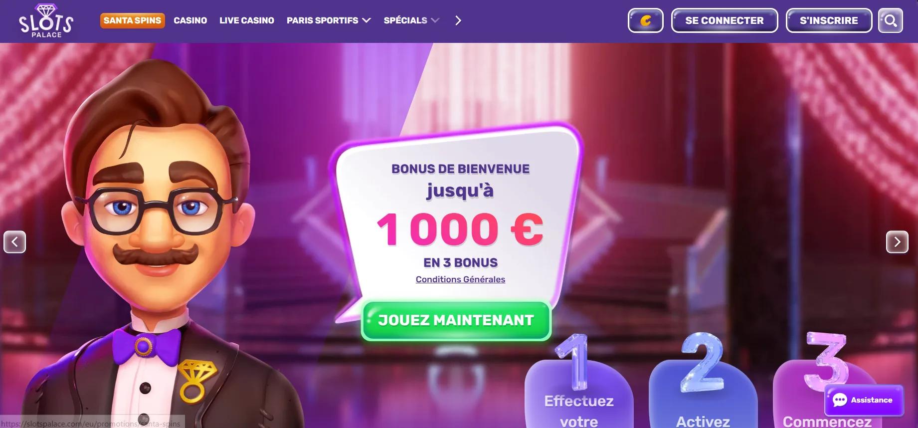Avis Slots Palace Casino : meilleur casino crypto en 2026 ?